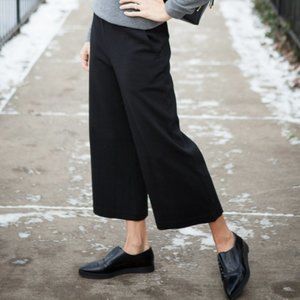 NWOT Uniqlo cotton wide leg ankle pants XS